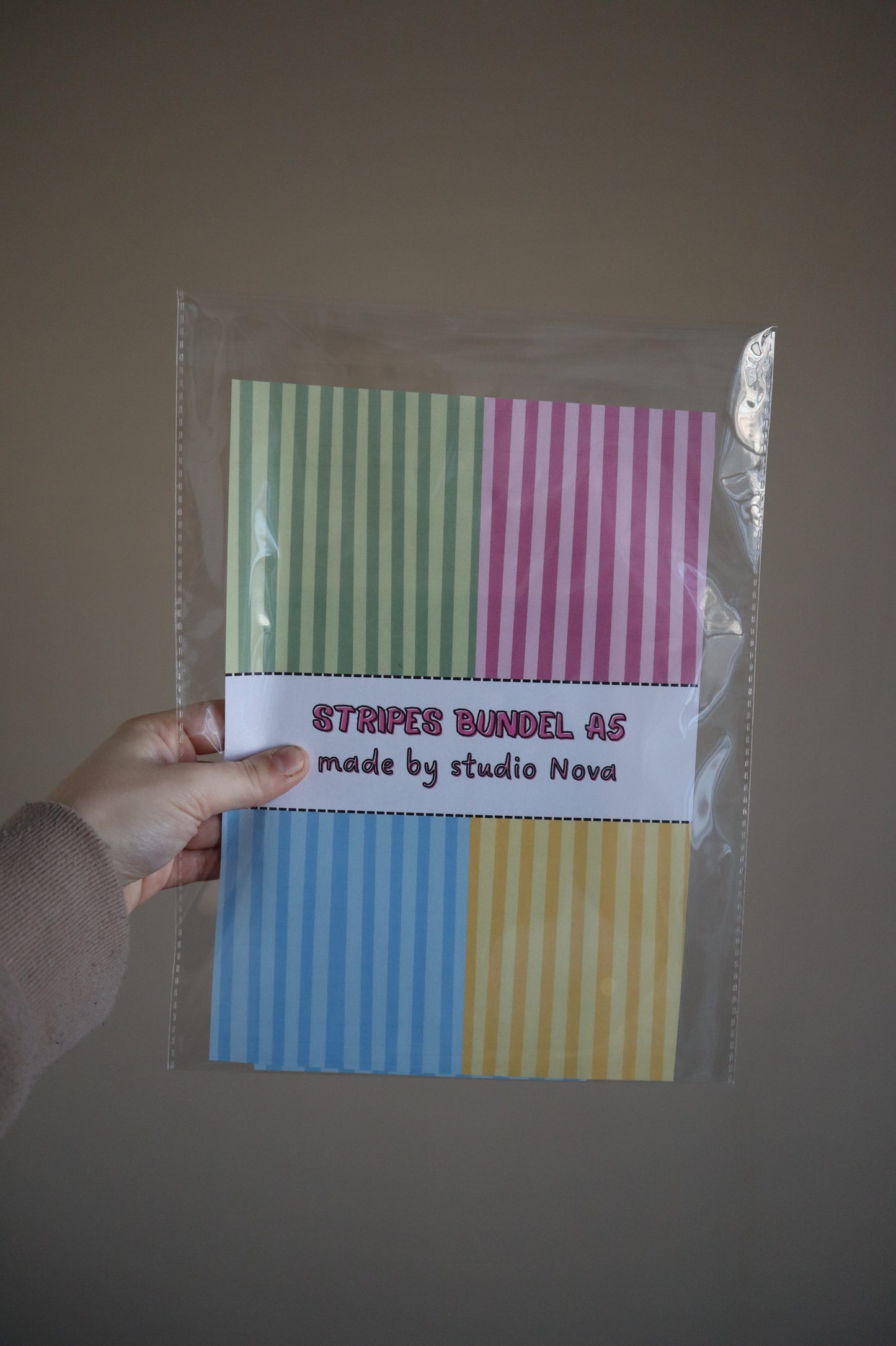 Stripes papier bundel
