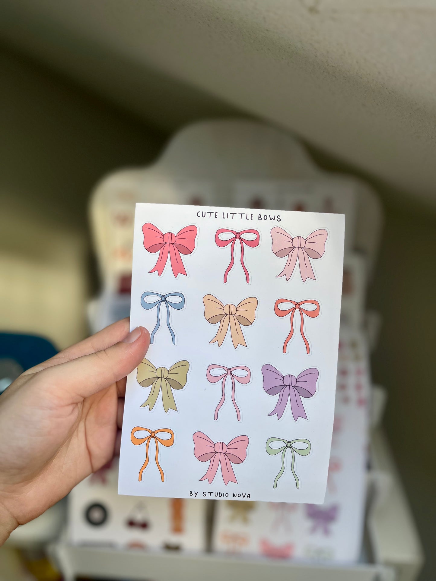 Cute Little Bows- Stickersheet