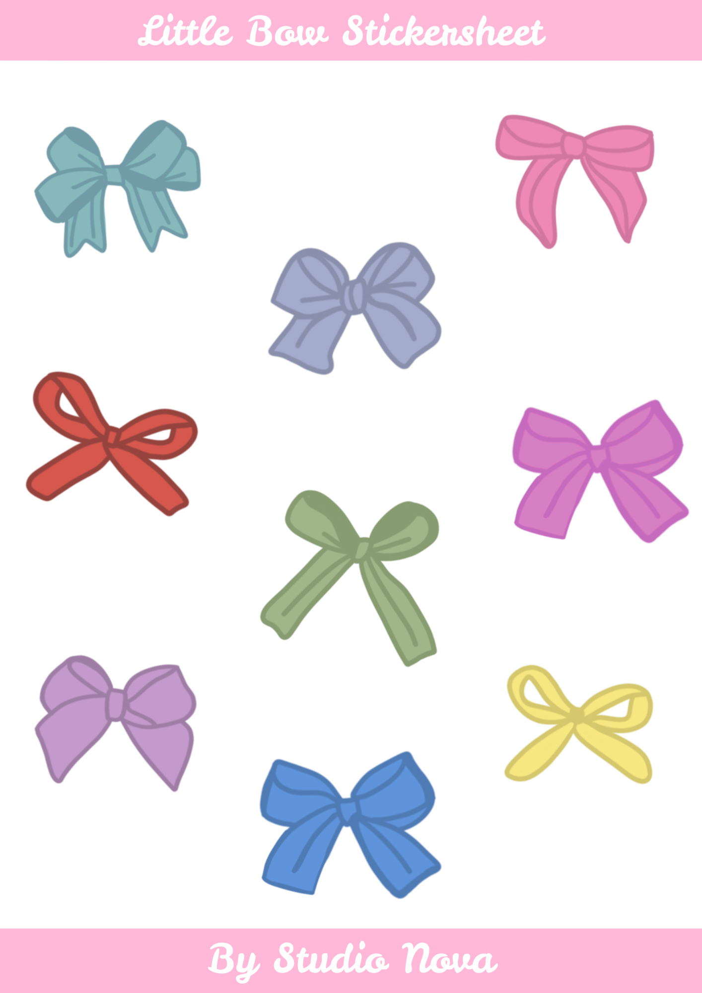 Little Bow Stickersheet