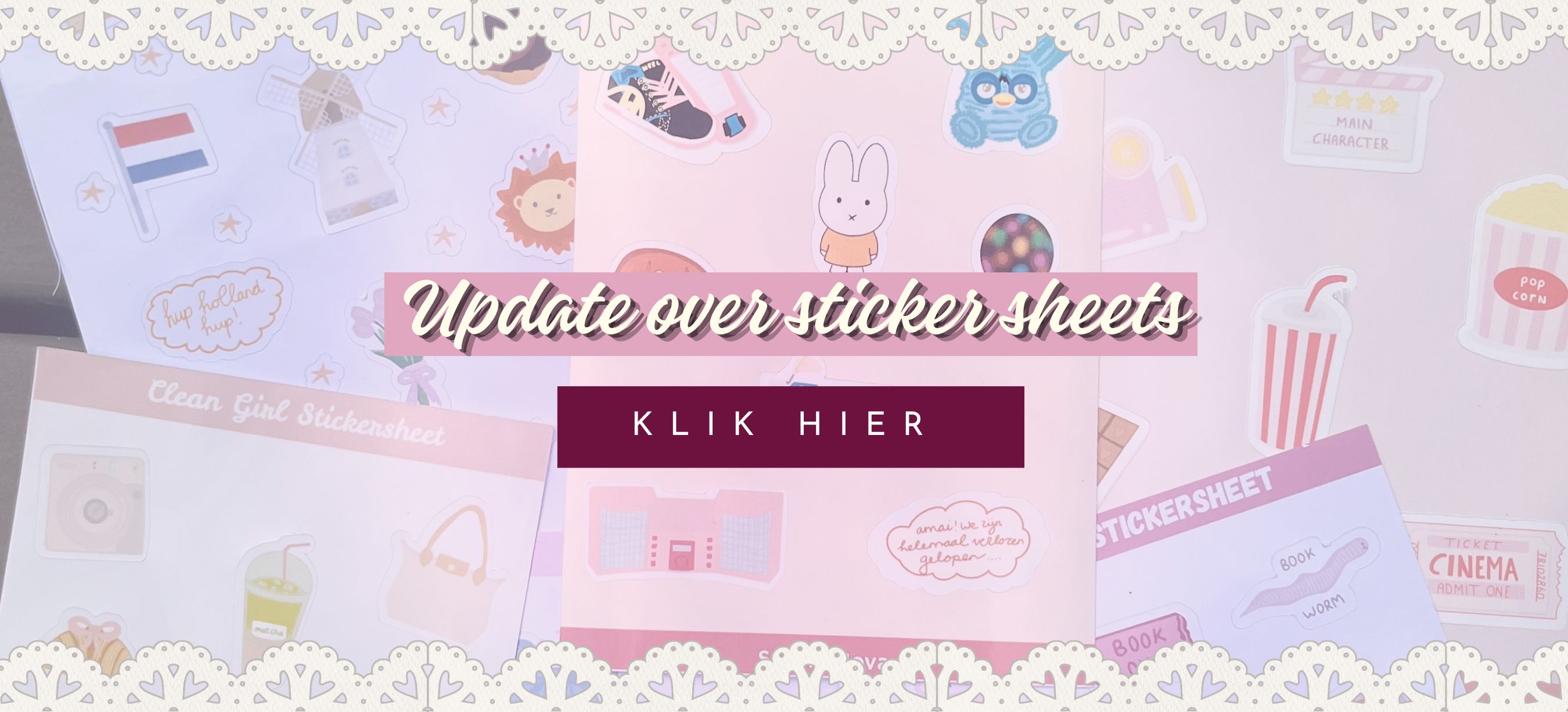 Update over de stickersheets