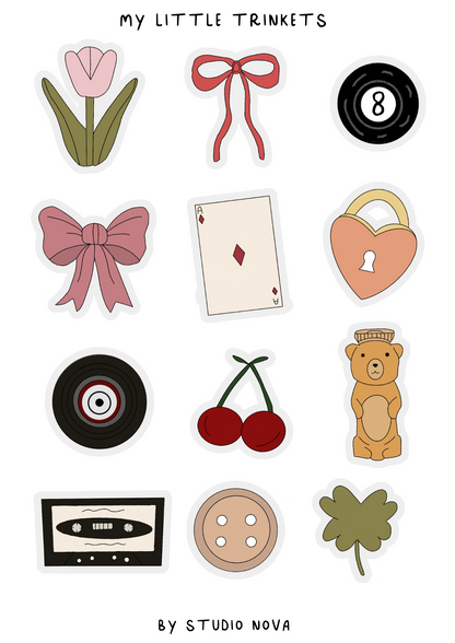 My Little Trinkets - Stickersheet
