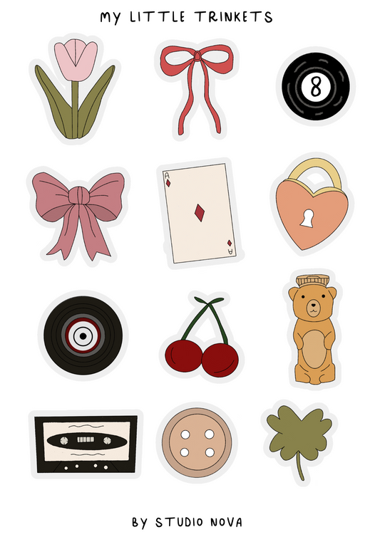 My Little Trinkets - Stickersheet