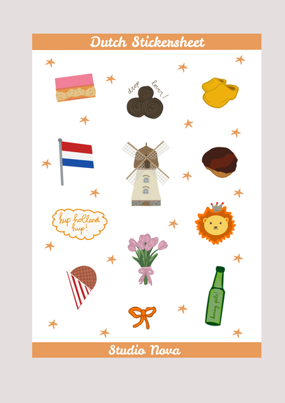 Dutch stickersheet