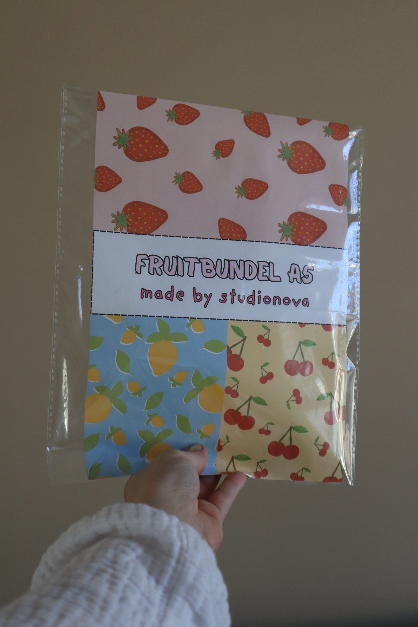 Fruit papier bundel