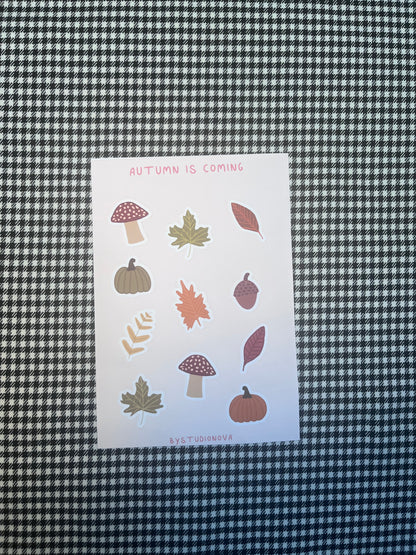 Autumn is coming - stickersheet