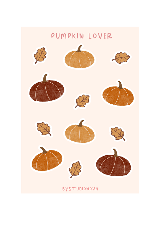 Pumpkin Lover - Stickersheet