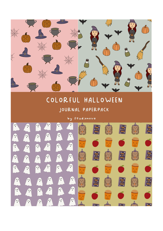 Colorful Halloween paperpack