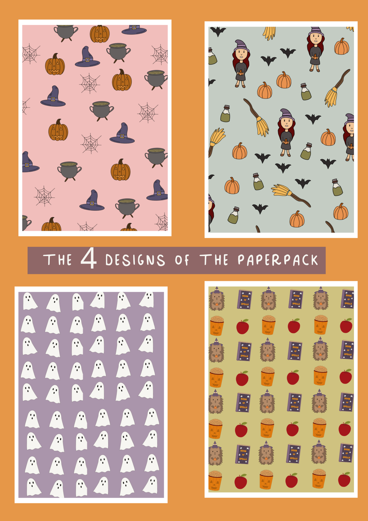 Colorful Halloween paperpack