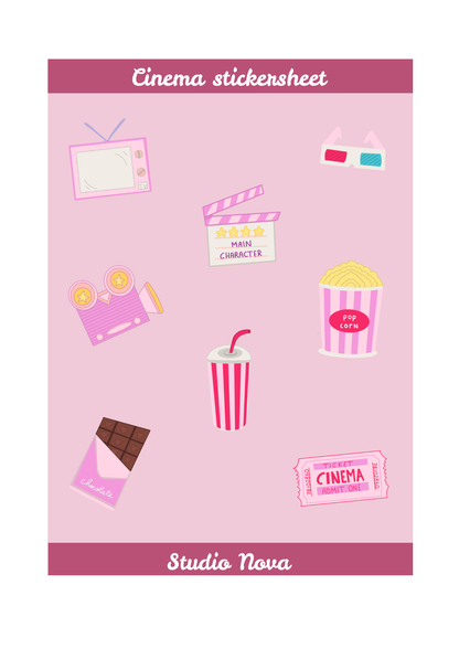 Cinema Stickersheet