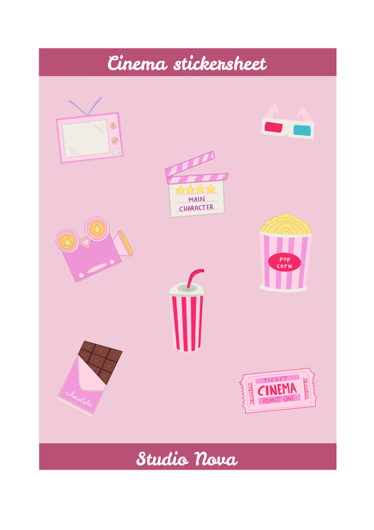 Cinema Stickersheet
